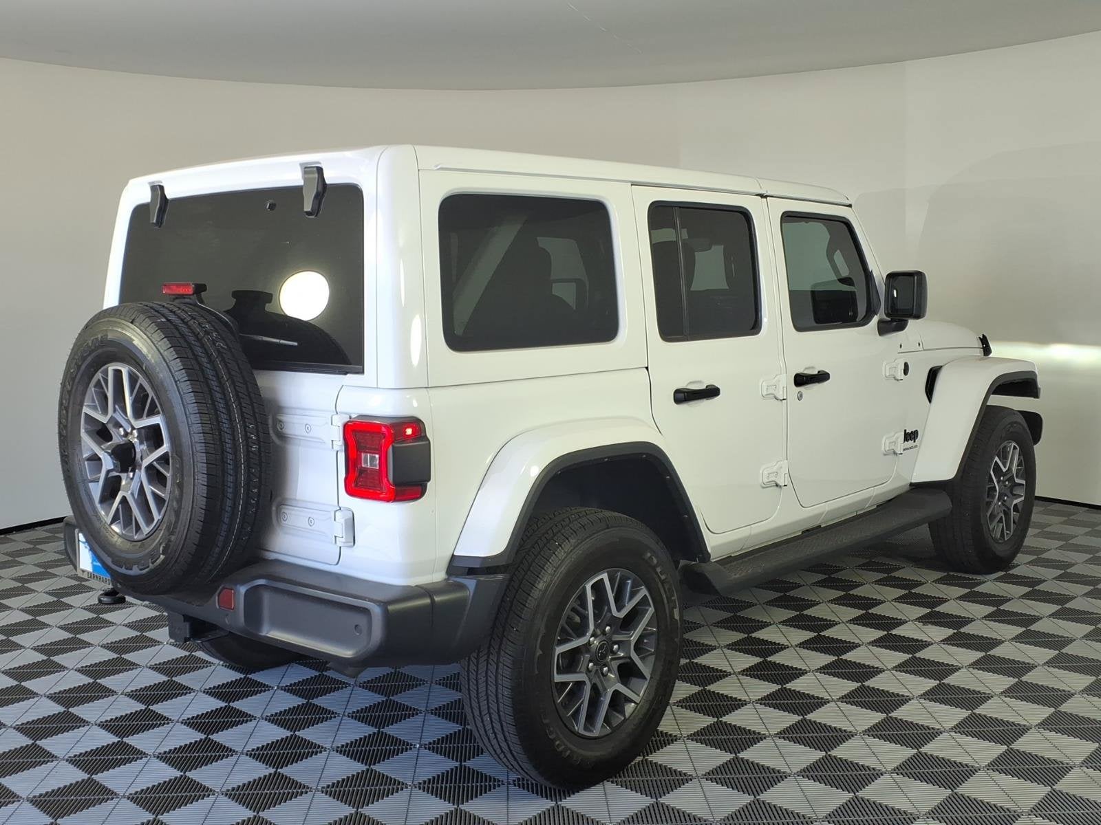 2025 Jeep Wrangler — rear three-quarter view