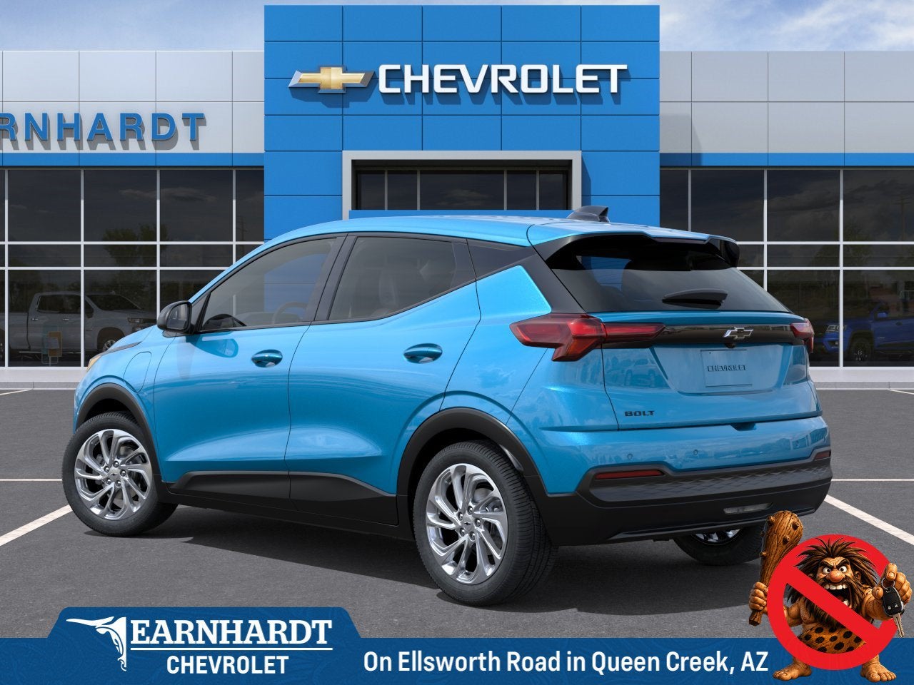 2027 Chevrolet Bolt — rear three-quarter view