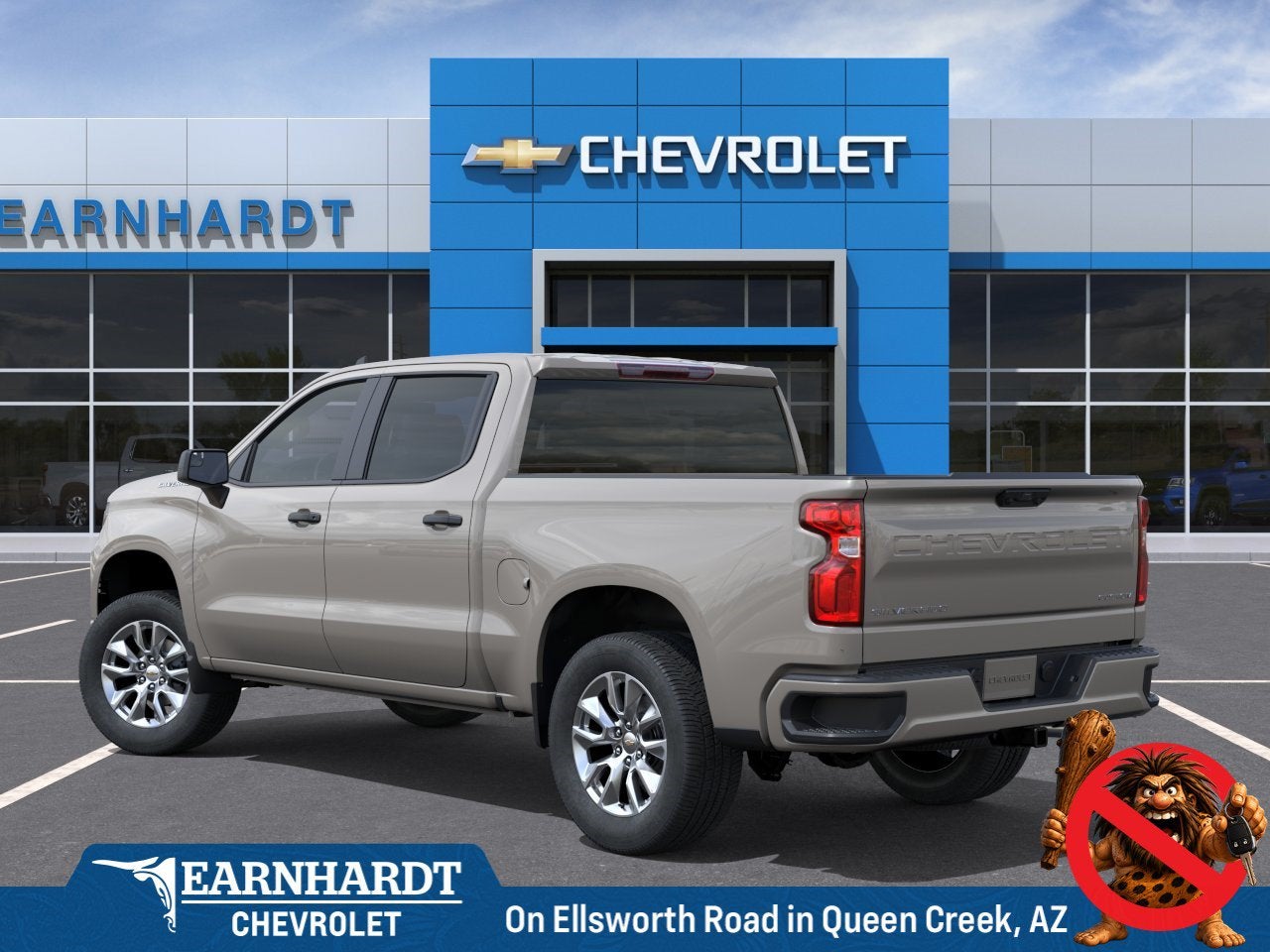 2026 Chevrolet Silverado 1500 — rear three-quarter view