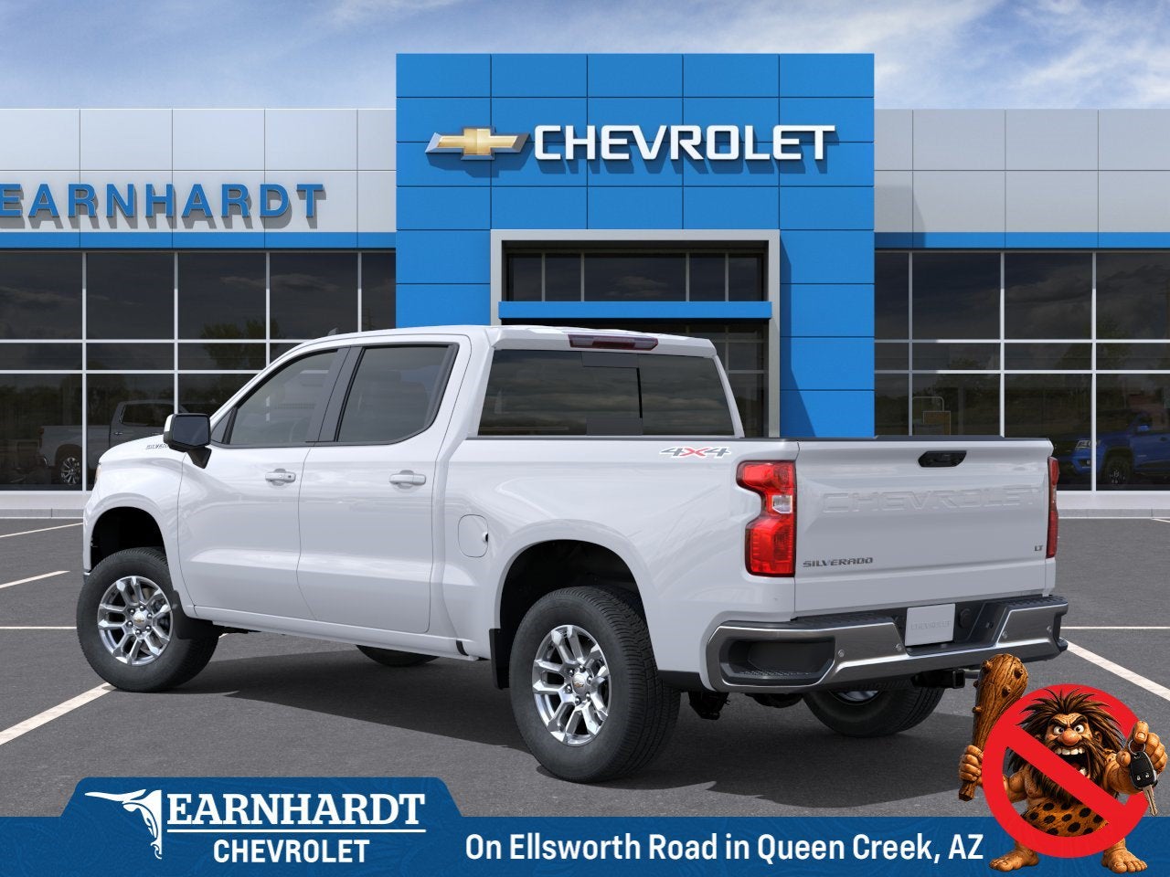 2026 Chevrolet Silverado 1500 — rear three-quarter view
