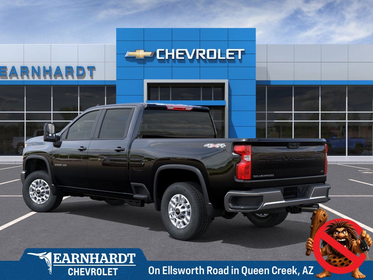2026 Chevrolet Silverado 2500 HD — rear three-quarter view