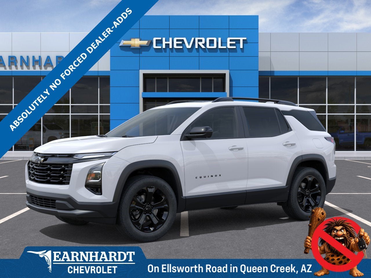 2027 Chevrolet Equinox FWD LT in Summit White — front three-quarter view