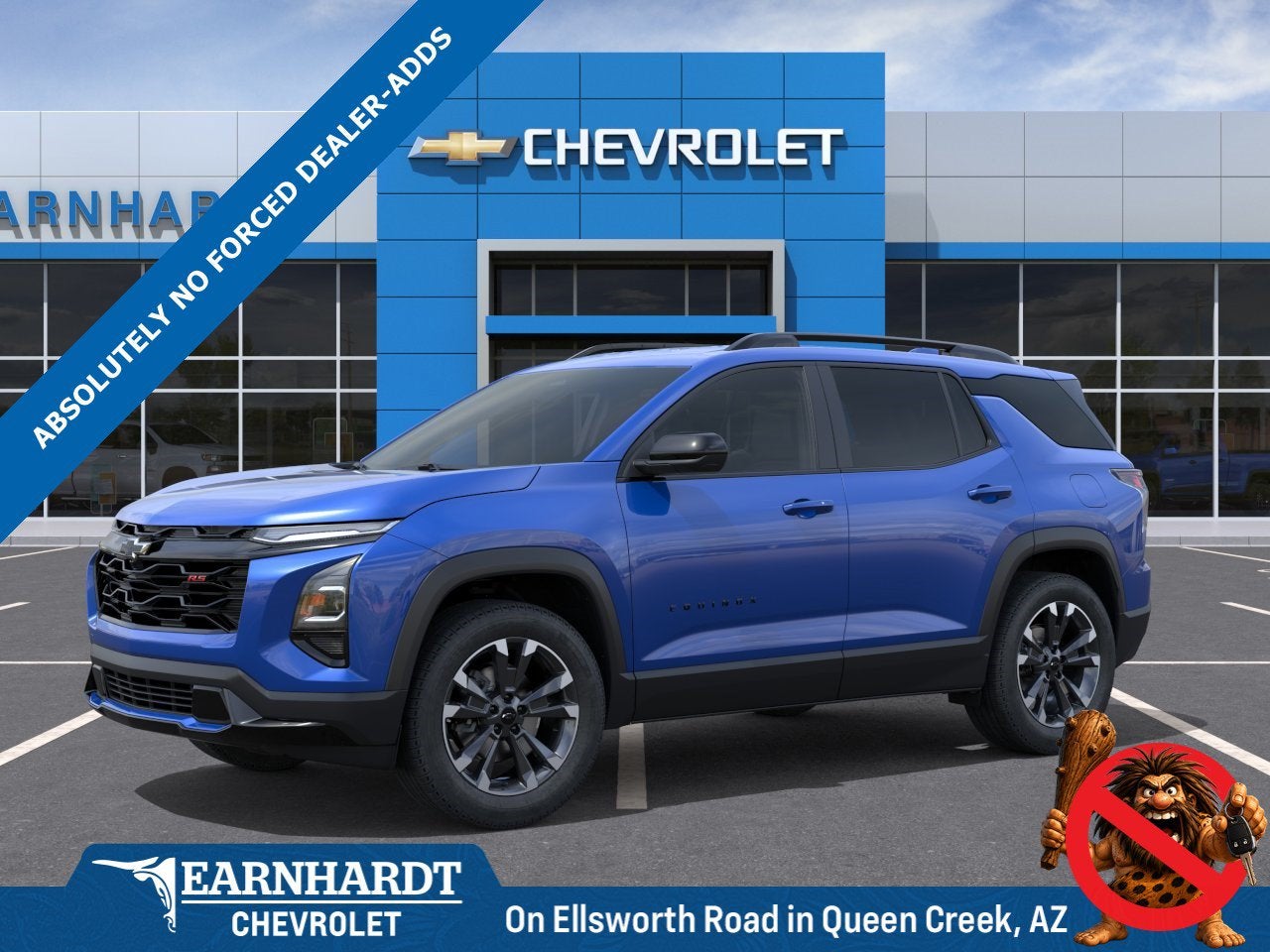 2027 Chevrolet Equinox FWD RS in Reef Blue Metallic — front three-quarter view