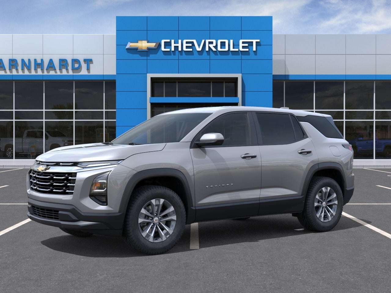 2026 Chevrolet Equinox LT in Sterling Gray Metallic — front three-quarter view