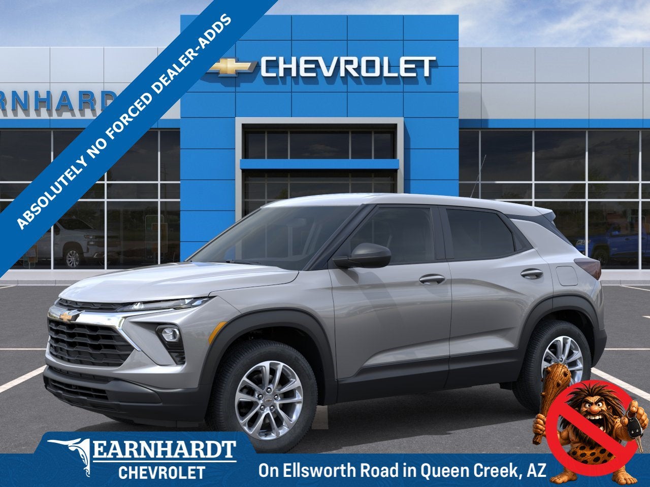 2026 Chevrolet Trailblazer LS in Sterling Gray Metallic — front three-quarter view